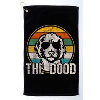 Goldendoodle The Dood Vintage Retro Dog Golf Towel