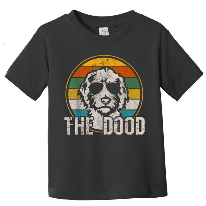 Goldendoodle The Dood Vintage Retro Dog Toddler T-Shirt