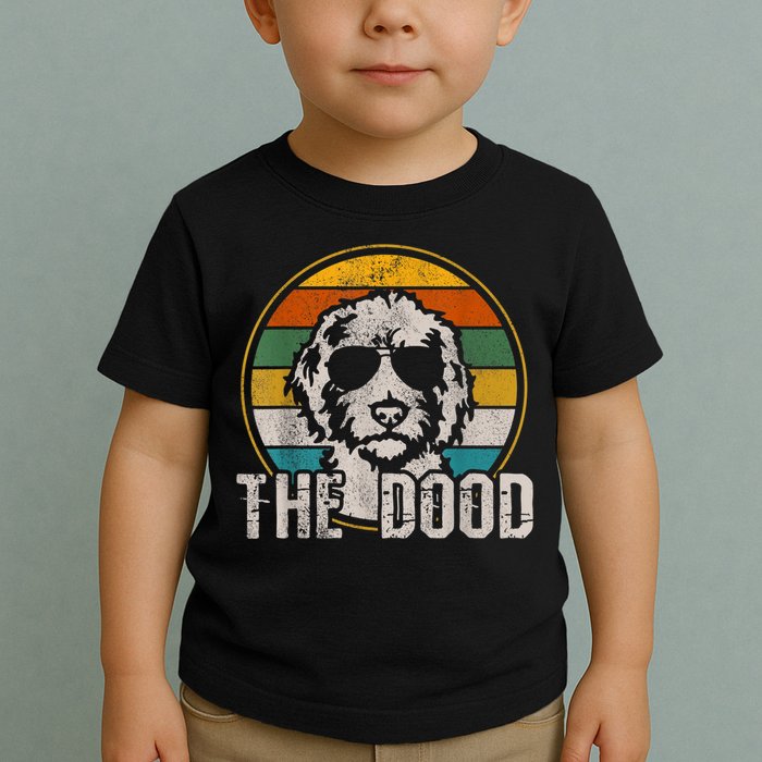 Goldendoodle The Dood Vintage Retro Dog Toddler T-Shirt