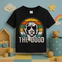 Goldendoodle The Dood Vintage Retro Dog Toddler T-Shirt