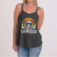 Goldendoodle The Dood Vintage Retro Dog Women's Strappy Tank