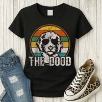 Goldendoodle The Dood Vintage Retro Dog Womens T-Shirt