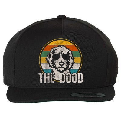 Goldendoodle The Dood Vintage Retro Dog Wool Snapback Cap