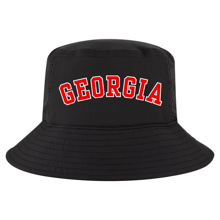 Georgia Throwback Design Cool Comfort Performance Bucket Hat