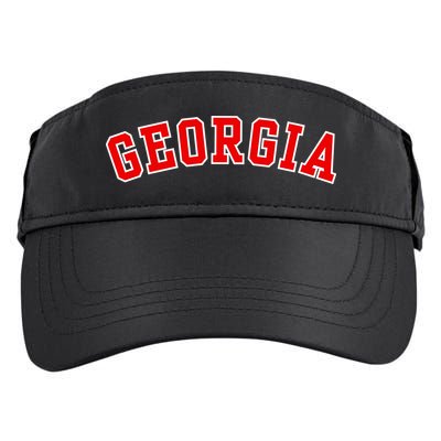 Georgia Throwback Design Adult Drive Performance Visor