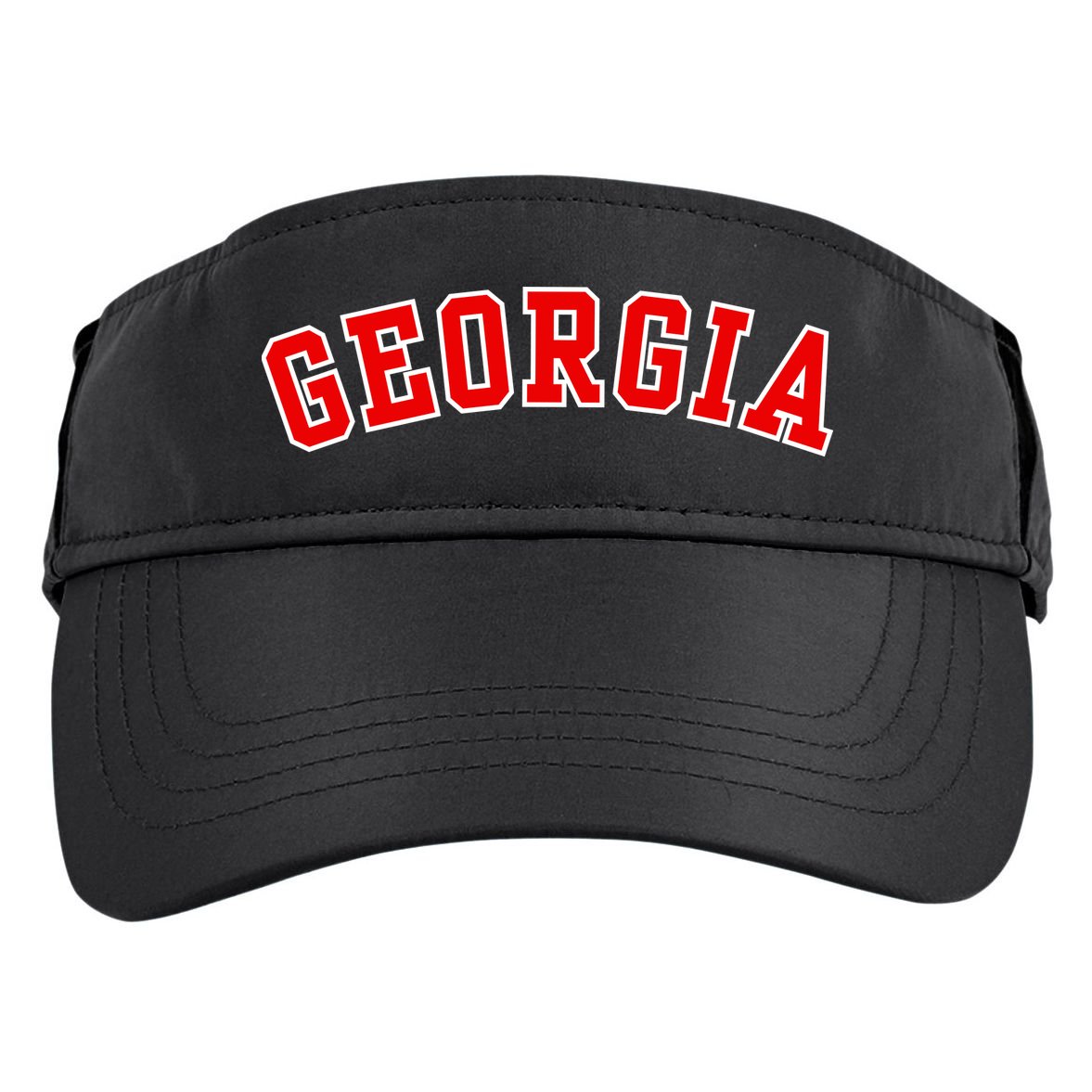 Georgia Throwback Design Adult Drive Performance Visor