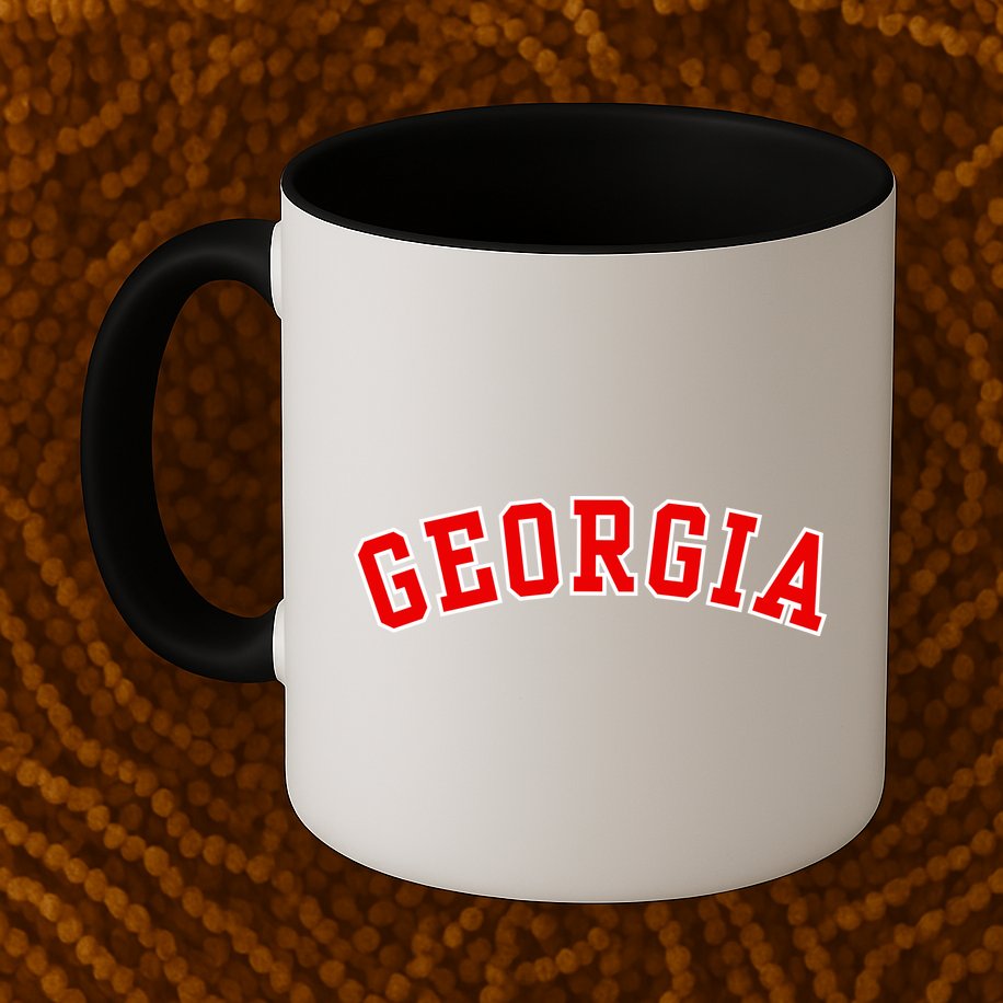 Georgia Throwback Design Mug