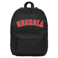 Georgia Throwback Design 16 in Basic Backpack