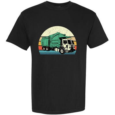 Garbage Truck Dump Trash Collector Recycling Lover Garment-Dyed Heavyweight T-Shirt