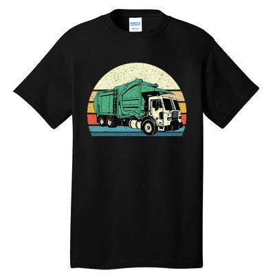 Garbage Truck Dump Trash Collector Recycling Lover Tall T-Shirt