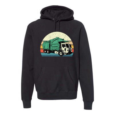 Garbage Truck Dump Trash Collector Recycling Lover Premium Hoodie