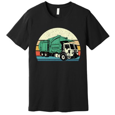 Garbage Truck Dump Trash Collector Recycling Lover Premium T-Shirt