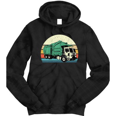 Garbage Truck Dump Trash Collector Recycling Lover Tie Dye Hoodie