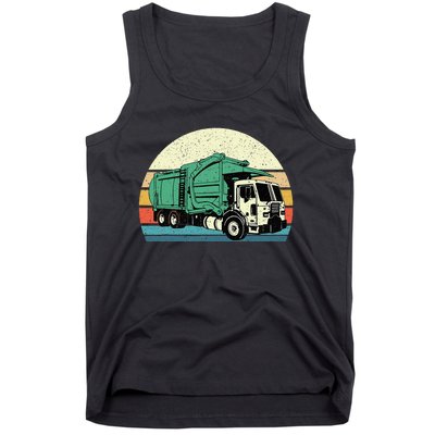 Garbage Truck Dump Trash Collector Recycling Lover Tank Top