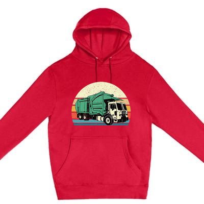 Garbage Truck Dump Trash Collector Recycling Lover Premium Pullover Hoodie