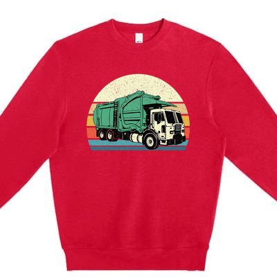 Garbage Truck Dump Trash Collector Recycling Lover Premium Crewneck Sweatshirt