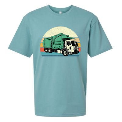 Garbage Truck Dump Trash Collector Recycling Lover Sueded Cloud Jersey T-Shirt