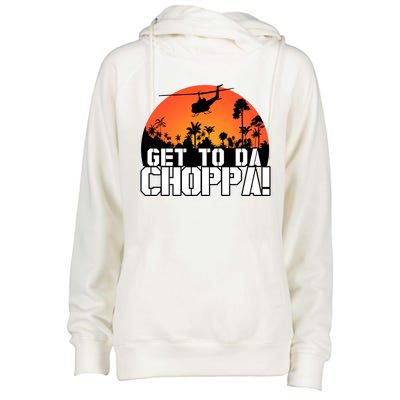 Get To Da Choppa Womens Funnel Neck Pullover Hood