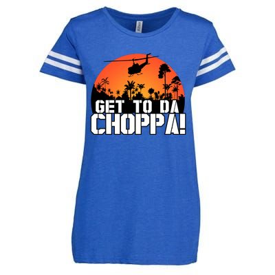 Get To Da Choppa Enza Ladies Jersey Football T-Shirt