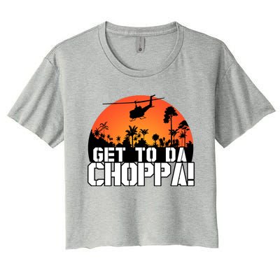 Get To Da Choppa Women's Crop Top Tee