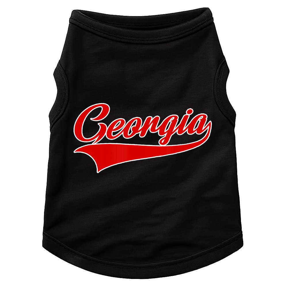 Georgia Throwback Design Doggie Tank