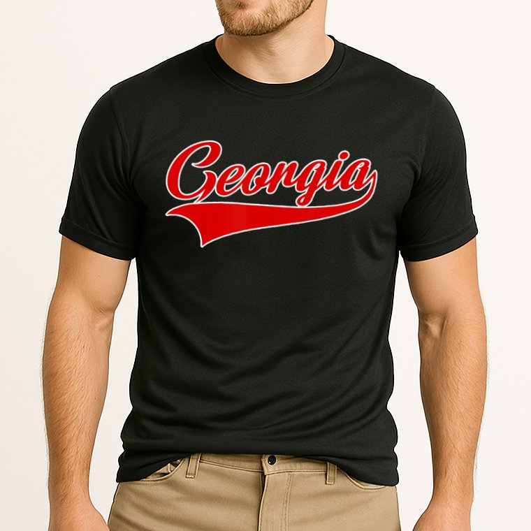 Georgia Throwback Design Cooling Performance Crew T-Shirt