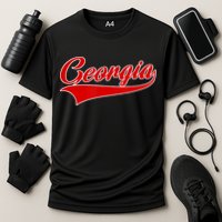 Georgia Throwback Design Cooling Performance Crew T-Shirt