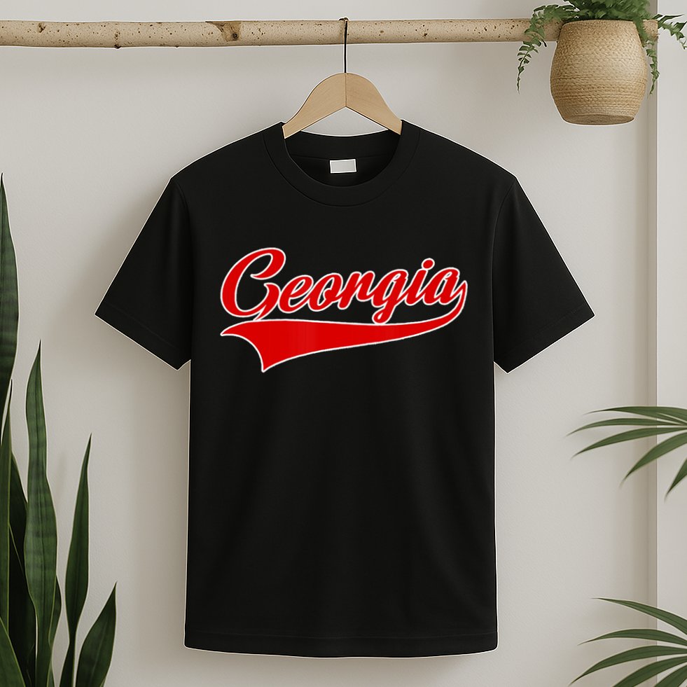 Georgia Throwback Design T-Shirt