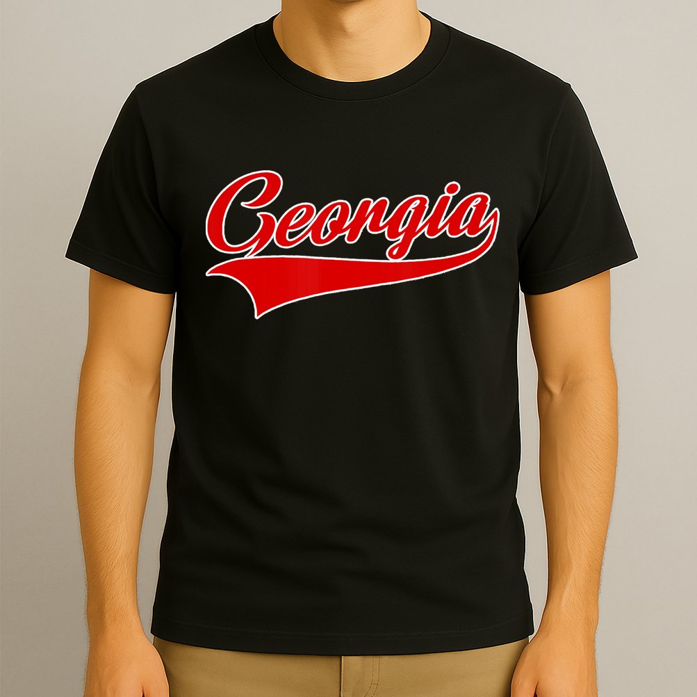 Georgia Throwback Design T-Shirt