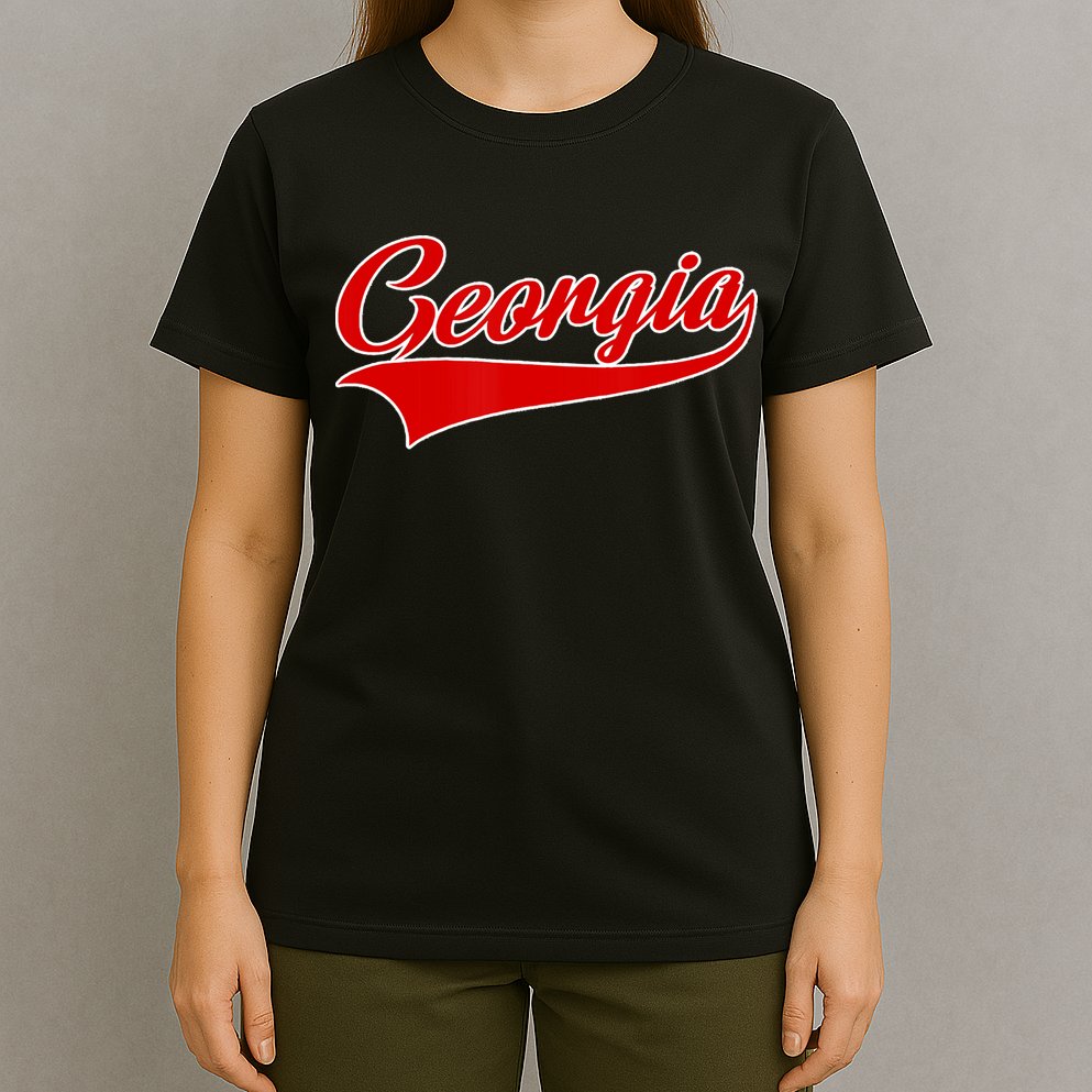 Georgia Throwback Design T-Shirt