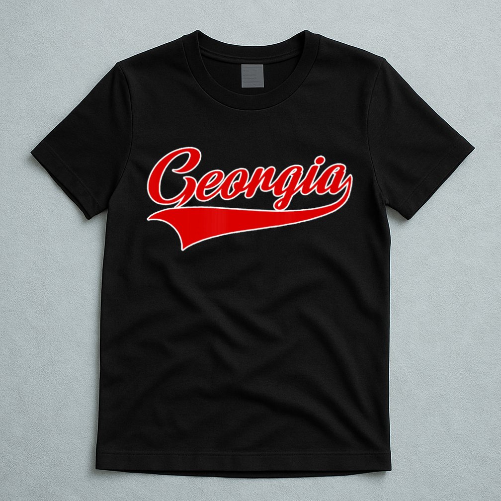 Georgia Throwback Design T-Shirt