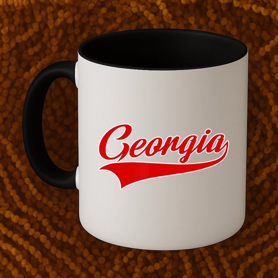 Georgia Throwback Design Mug