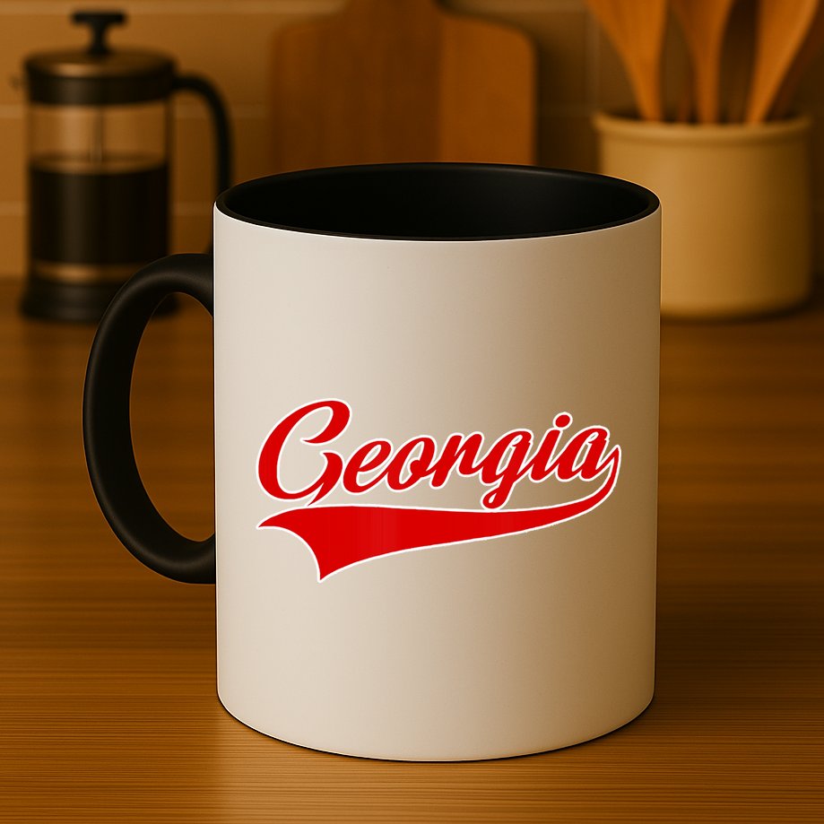 Georgia Throwback Design Mug