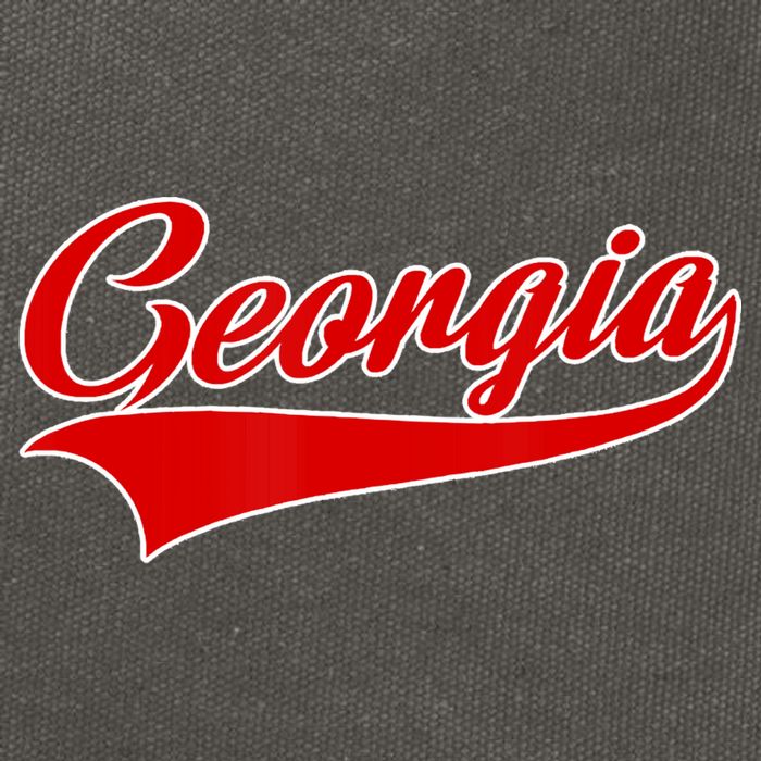 Georgia Throwback Design Cotton Canvas Backpack