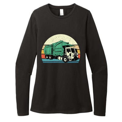 Garbage Truck Dump Trash Collector Recycling Lover Womens CVC Long Sleeve Shirt