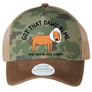 Got That Dawg In Me And They’Re Very Sleepy Legacy Tie Dye Trucker Hat