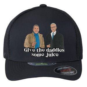 Give The Daddies Some Juice Funny Flexfit Unipanel Trucker Cap