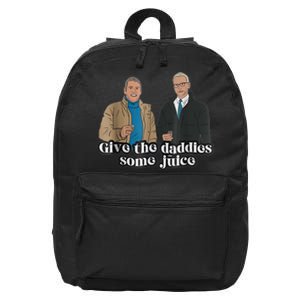 Give The Daddies Some Juice Funny 16 in Basic Backpack