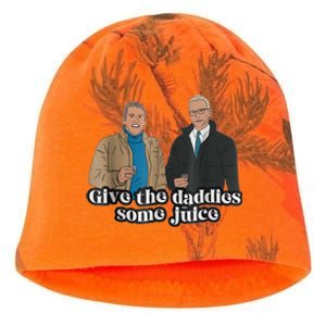 Give The Daddies Some Juice Funny Kati - Camo Knit Beanie