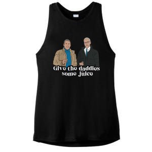 Give The Daddies Some Juice Funny Ladies PosiCharge Tri-Blend Wicking Tank