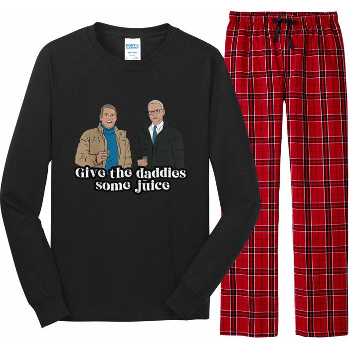 Give The Daddies Some Juice Funny Long Sleeve Pajama Set