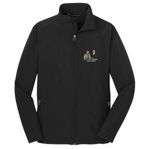 Give The Daddies Some Juice Funny Core Soft Shell Jacket