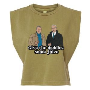 Give The Daddies Some Juice Funny Garment-Dyed Women's Muscle Tee