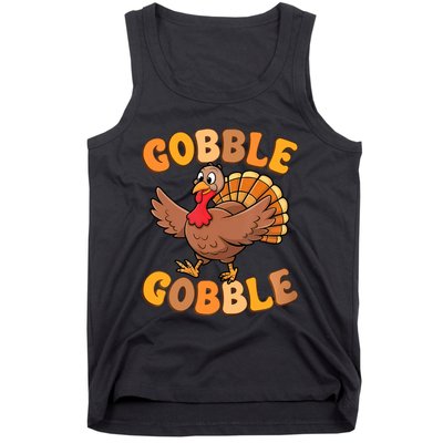 Gobble Turkey Day Thanksgiving Family Turkey Trot 2024 Tank Top