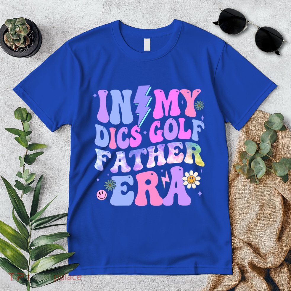 Groovy Tie Dye In My Dics Dics Golf Father Era Gift Premium T-Shirt