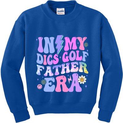Groovy Tie Dye In My Dics Dics Golf Father Era Gift Kids Sweatshirt