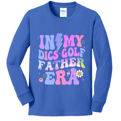 Groovy Tie Dye In My Dics Dics Golf Father Era Gift Kids Long Sleeve Shirt