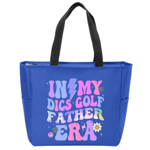 Groovy Tie Dye In My Dics Dics Golf Father Era Gift Zip Tote Bag