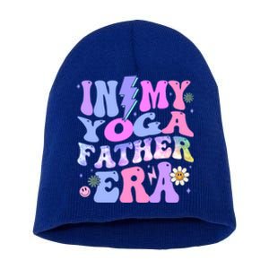 Groovy Tie Dye In My Yoga Father Era Yoga Lovers Gift Short Acrylic Beanie