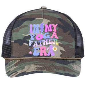 Groovy Tie Dye In My Yoga Father Era Yoga Lovers Gift Retro Rope Trucker Hat Cap